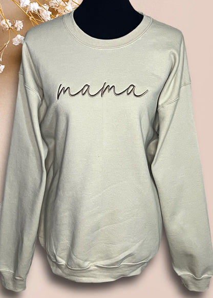 MAMA Script w Sleeve Sweatsirt 1