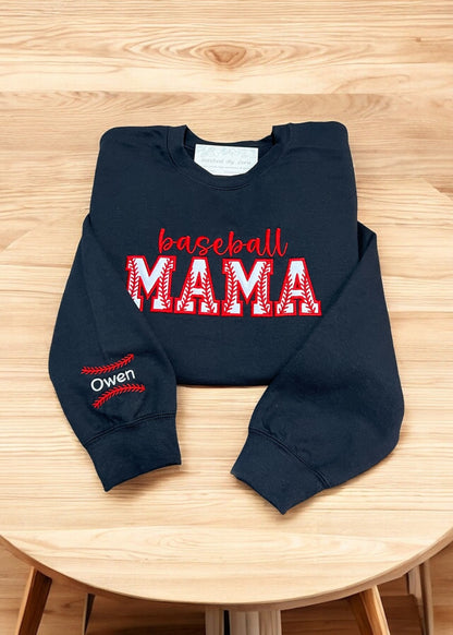 Baseball MAMA w Sleeve