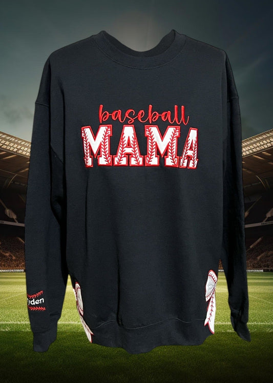 Baseball MAMA w Sleeve