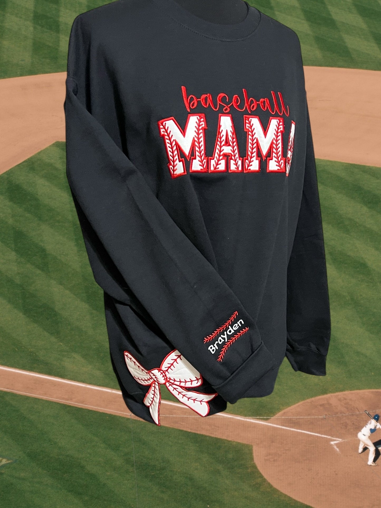 Baseball MAMA w Sleeve