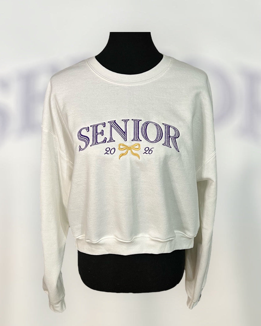 SENIOR Sweatshirt - CROPPED Length