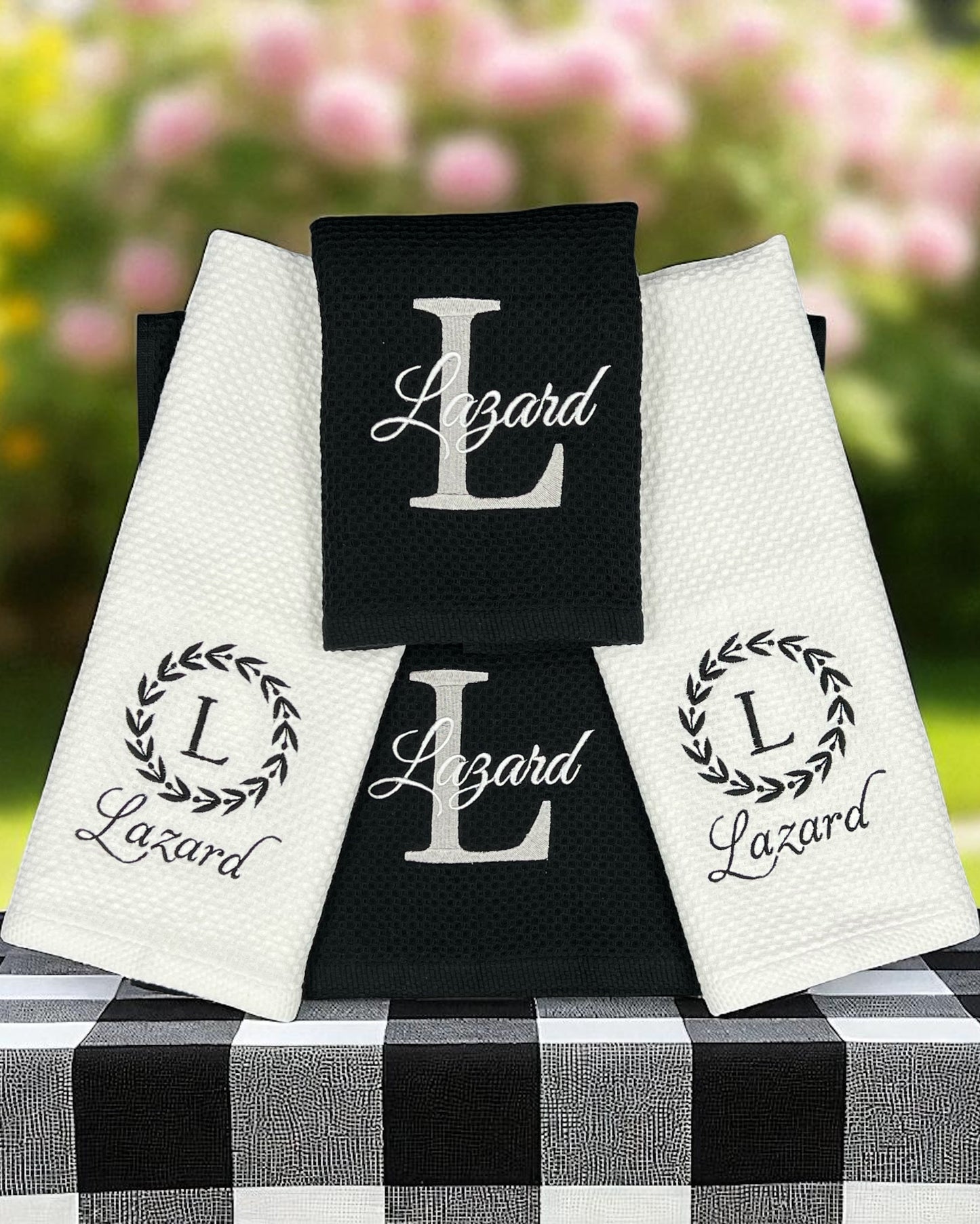 Custom Monogram Towels 2