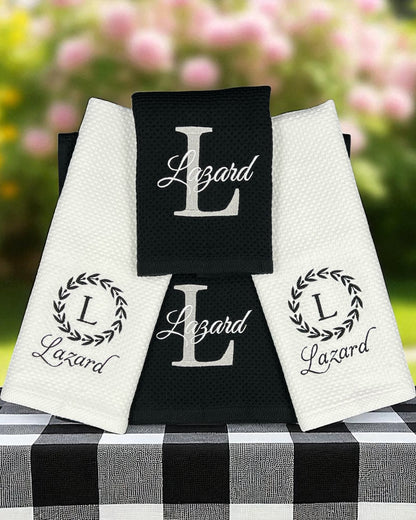 Custom Monogram Towels 2