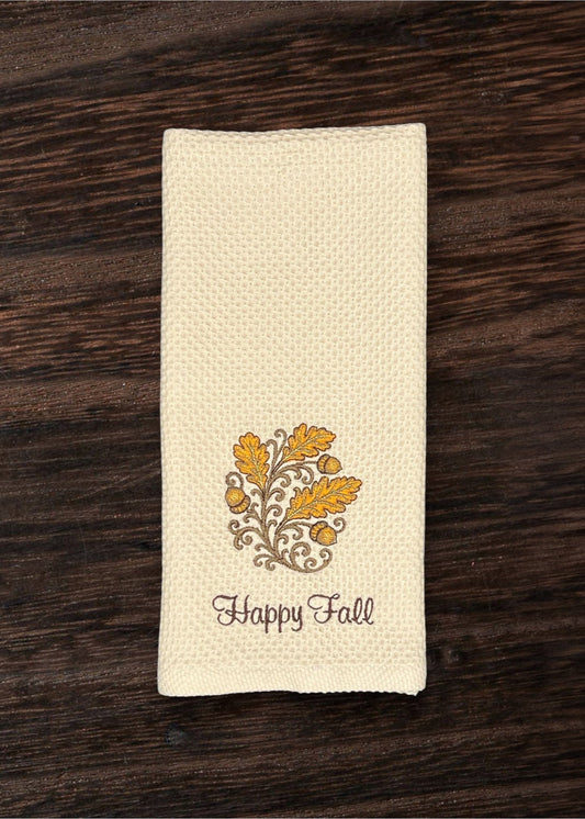 Fall Acorns Towel