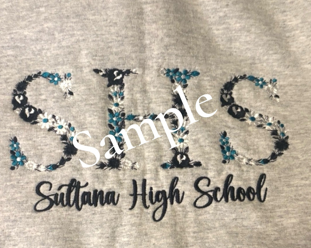 SHS Floral Sweatshirt (Sultana High School)